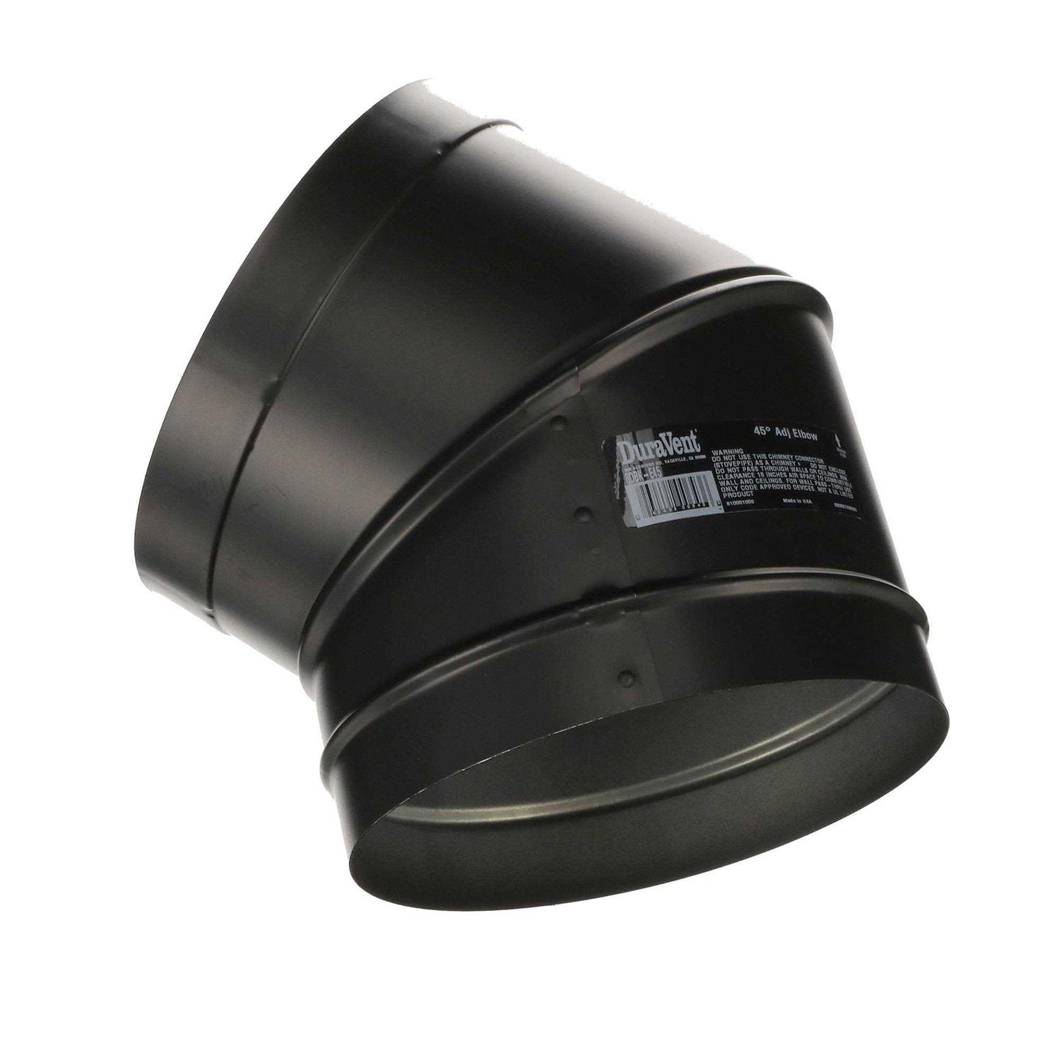 DuraVent 45-Degree DuraBlack Elbow 8DBK-E45 - Cheap Fitting