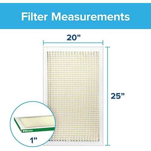Filtrete Air Filter, MPR 700, MERV 8, Clean Living Dust, Pollen and Pet Dander Reduction 3-Month Pleated 1-Inch Air Filters - Cheap Fitting