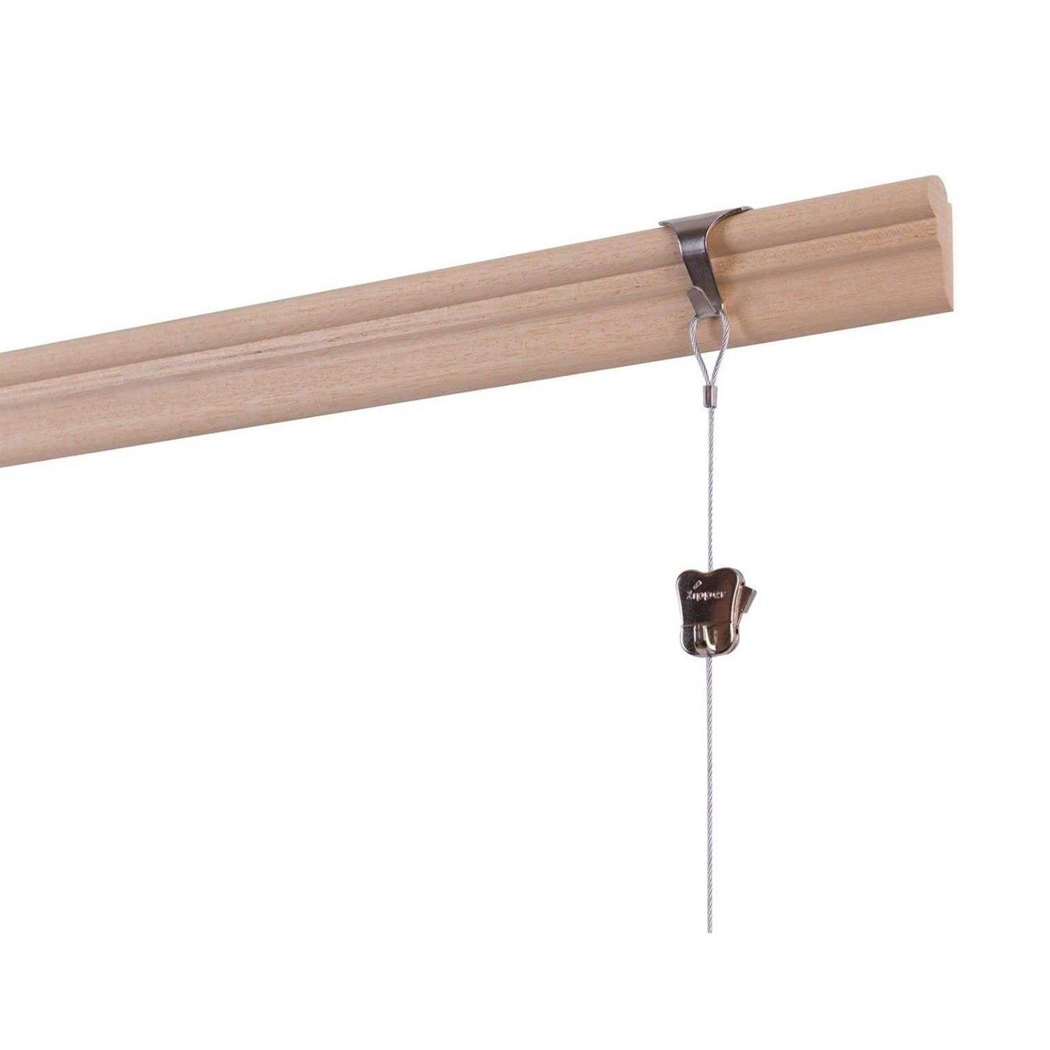 STAS Windsor Traditional Wooden Picture Rail Moulding for Art Hanging - Cheap Fitting