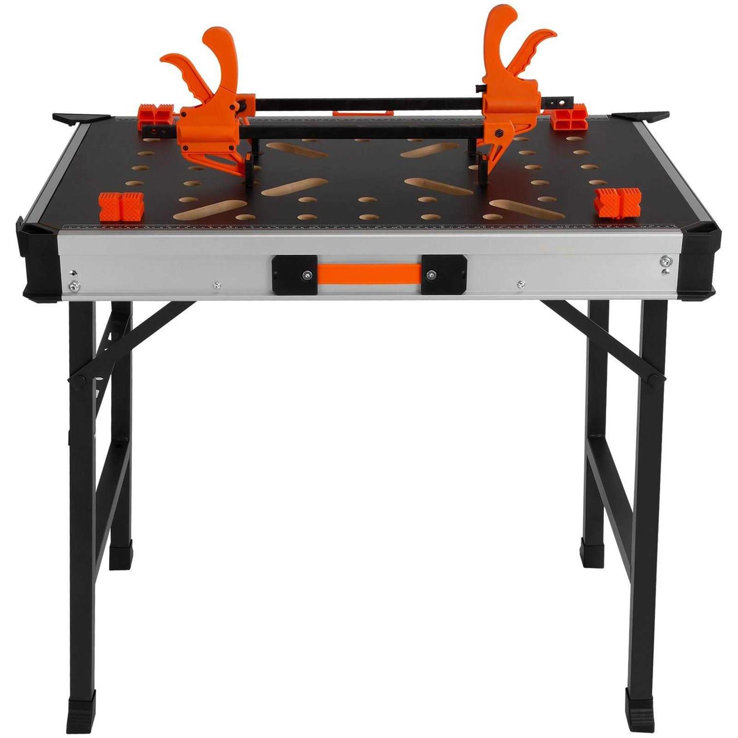 VEVOR Folding Work Table 2-in-1 as Sawhorse & Workbench 1000 lbs Load Capacity - Cheap Fitting