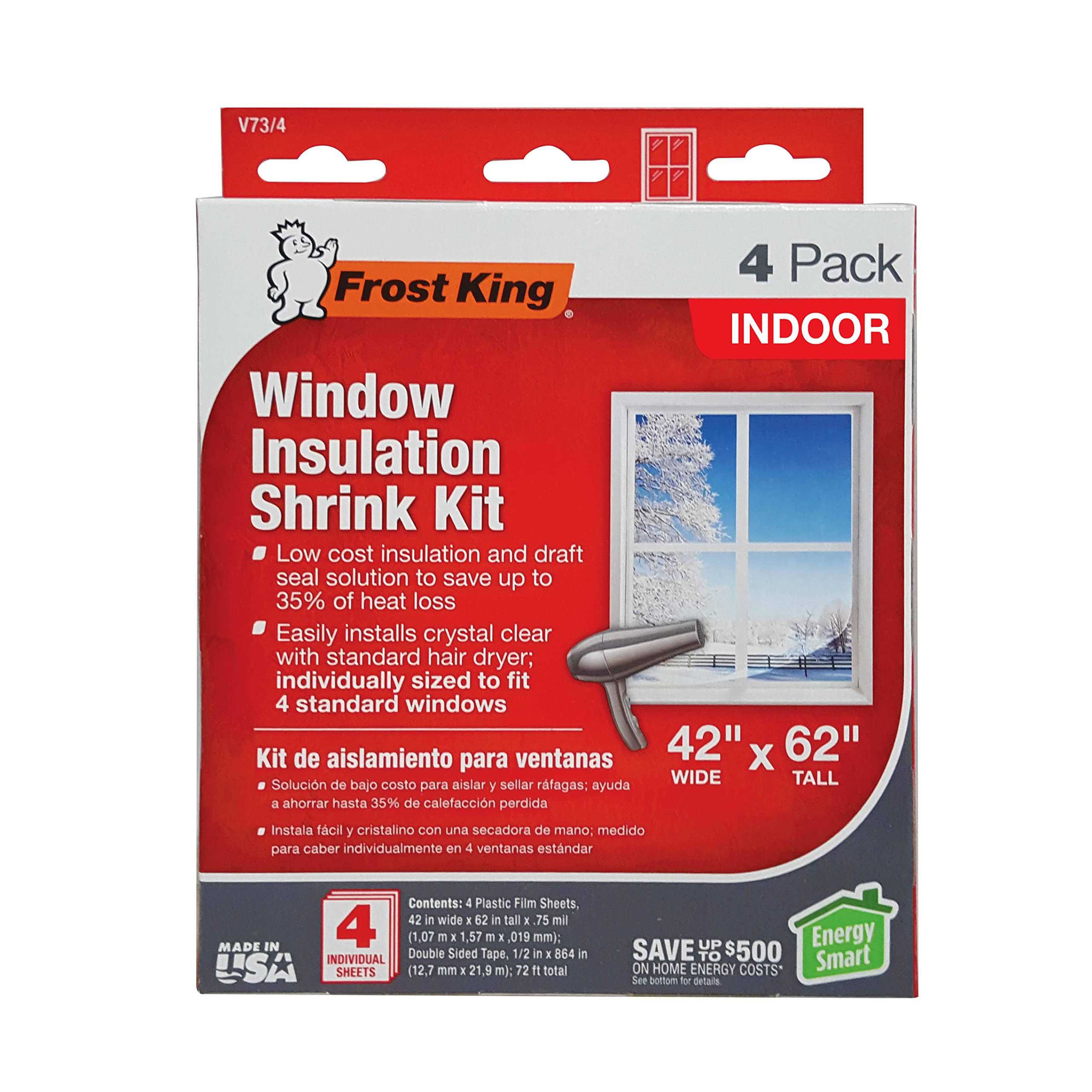 Frost King E/O Indoor Window Insulation Kit - Cheap Fitting