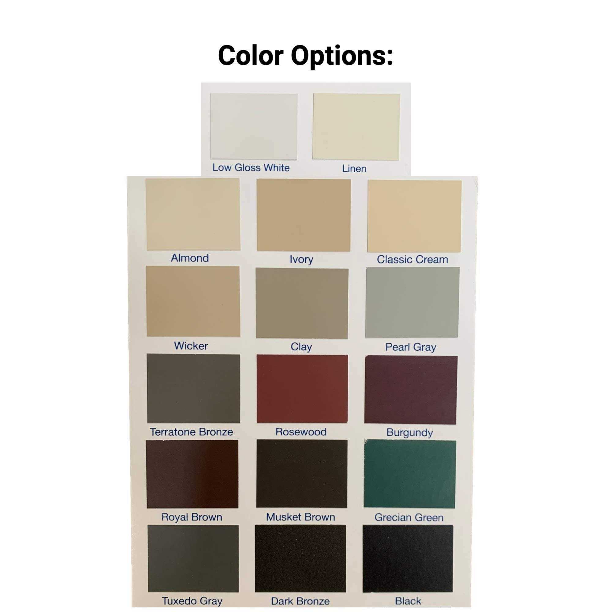 Eagle 1 Aluminum/Vinyl Siding Coil Each Roll Includes Free 1.25 Matching Stainless Steel Trim Nails - Cheap Fitting