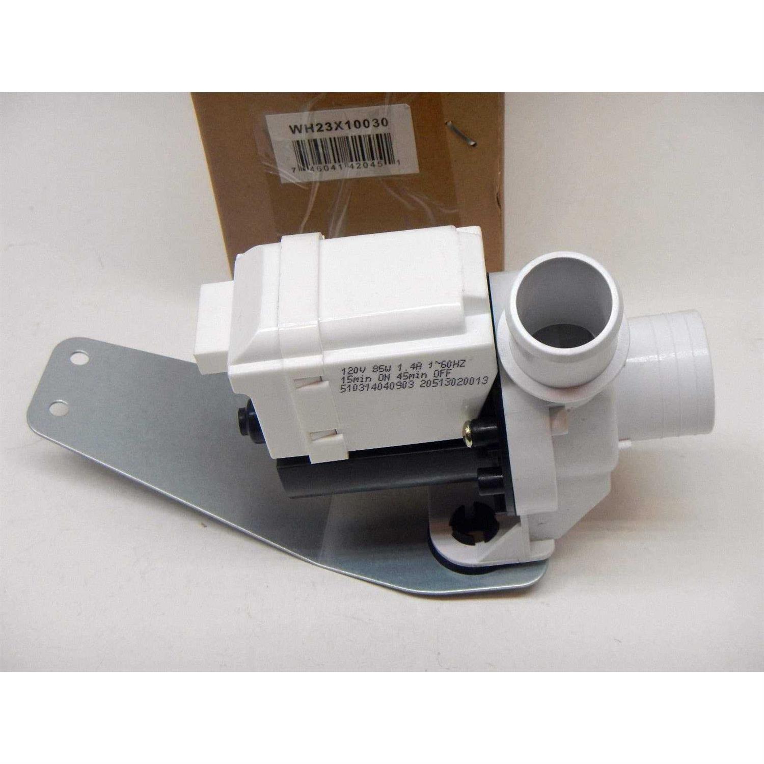 New Washer Drain Pump Motor WH23X10030 for GE Washing Machine AP5803461 PS8768445 WH23X81 WH23X91 - Cheap Fitting