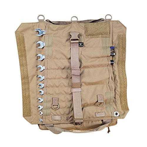 Atlas 46 Yorktown Tool Roll, Coyote Brown Ultra Portable, Innovative and Durable Design, Large Capacity Wrench Organizer and Tool Storage - Cheap Fitting