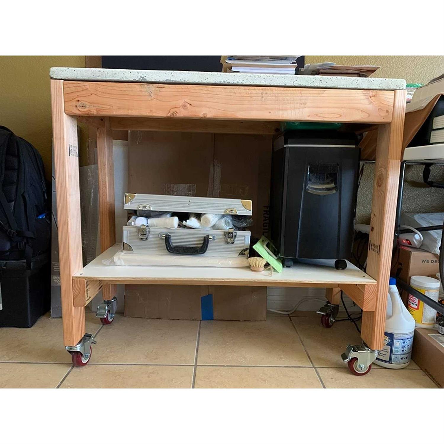 Heavy Duty Stem Caster Wheels Double Bearing Pu Castors No Noise Swive - Cheap Fitting