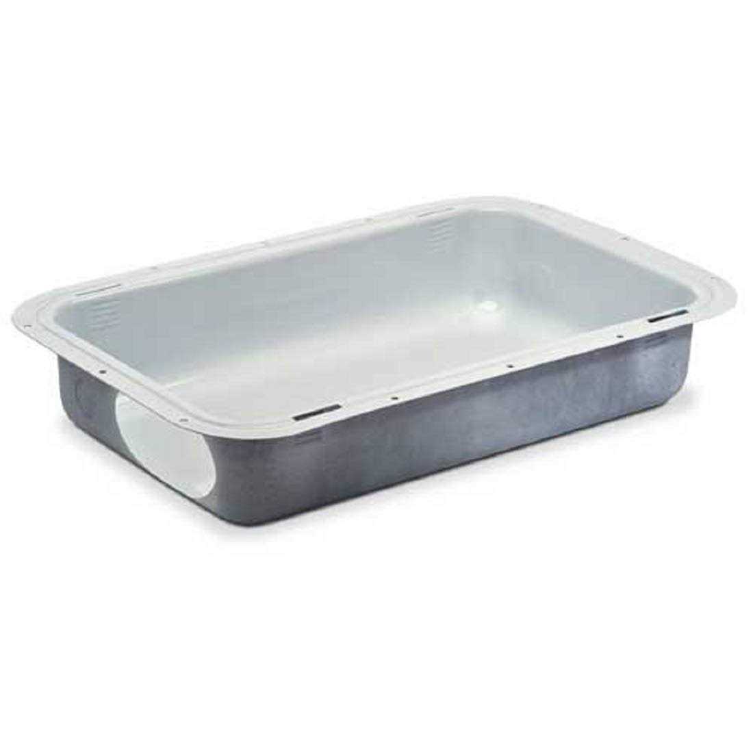 Dryer Vent Box Metal White with Trim Ring for 2×4 Wall - Cheap Fitting