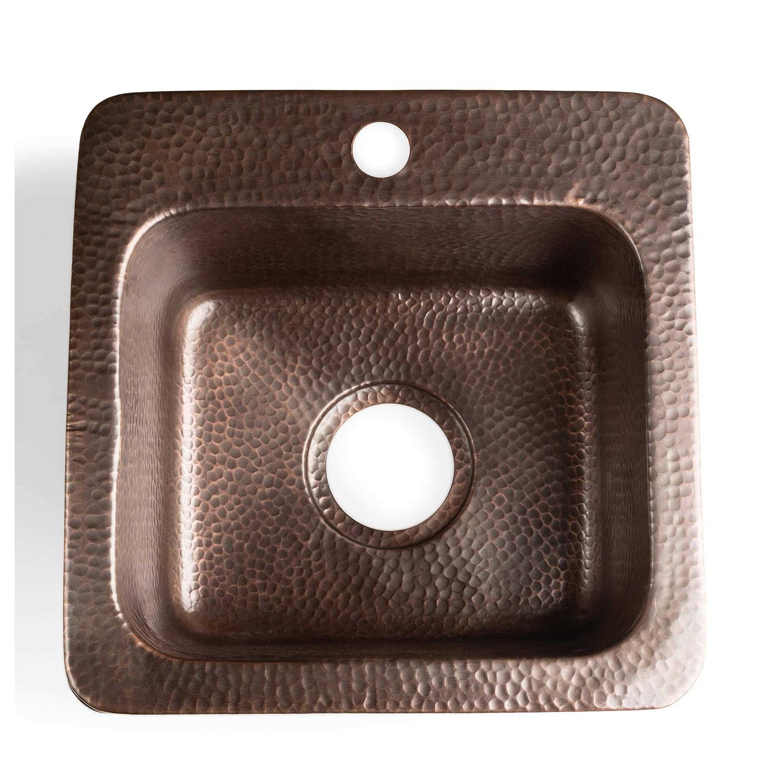 Monarch Abode Hand Hammered Baxter Bar Prep Sink - Cheap Fitting