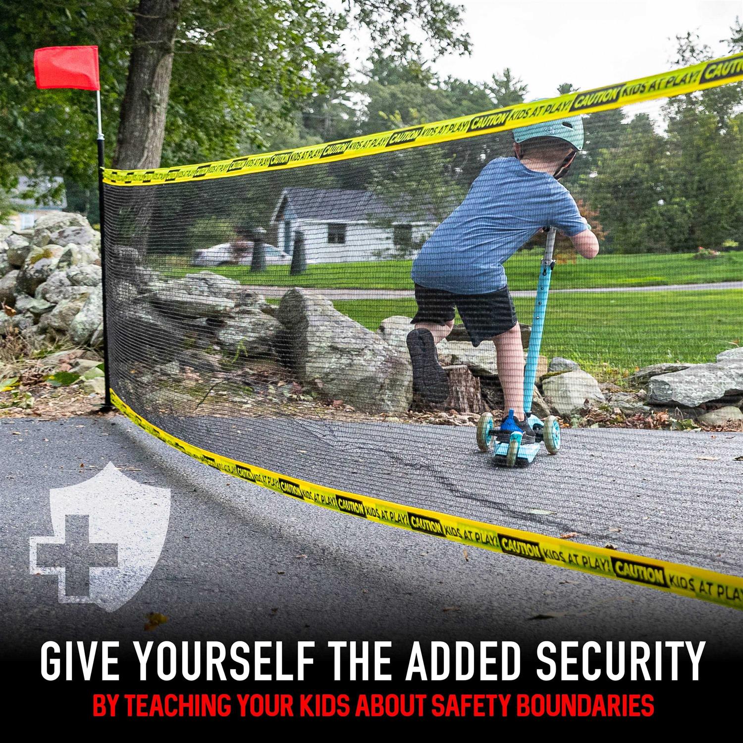 Franklin Sports Retractable Driveway Barrier Visual Safety Barrier - Cheap Fitting