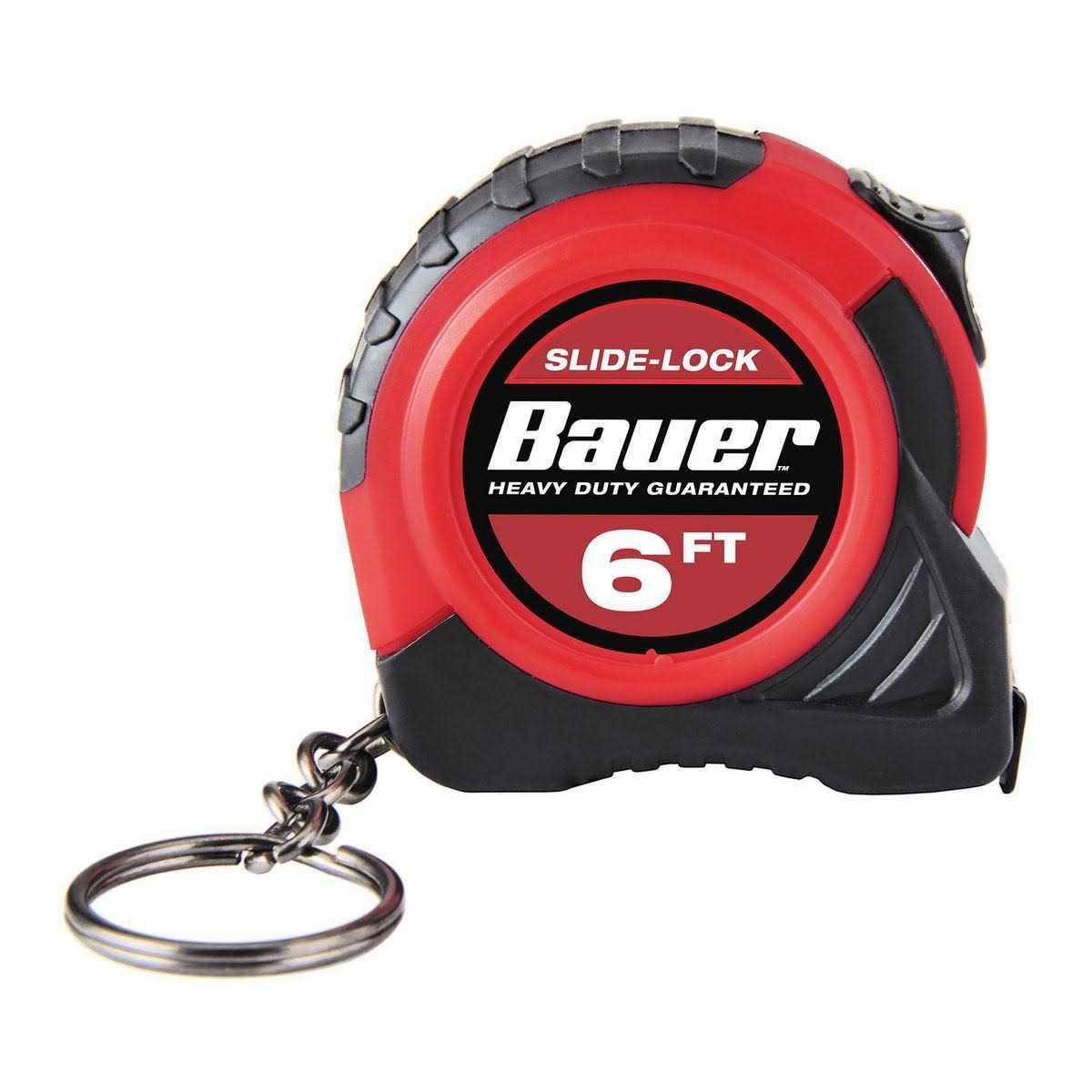 Bauer 6 ft. x 1/2 in. Keychain Tape Measure - Cheap Fitting