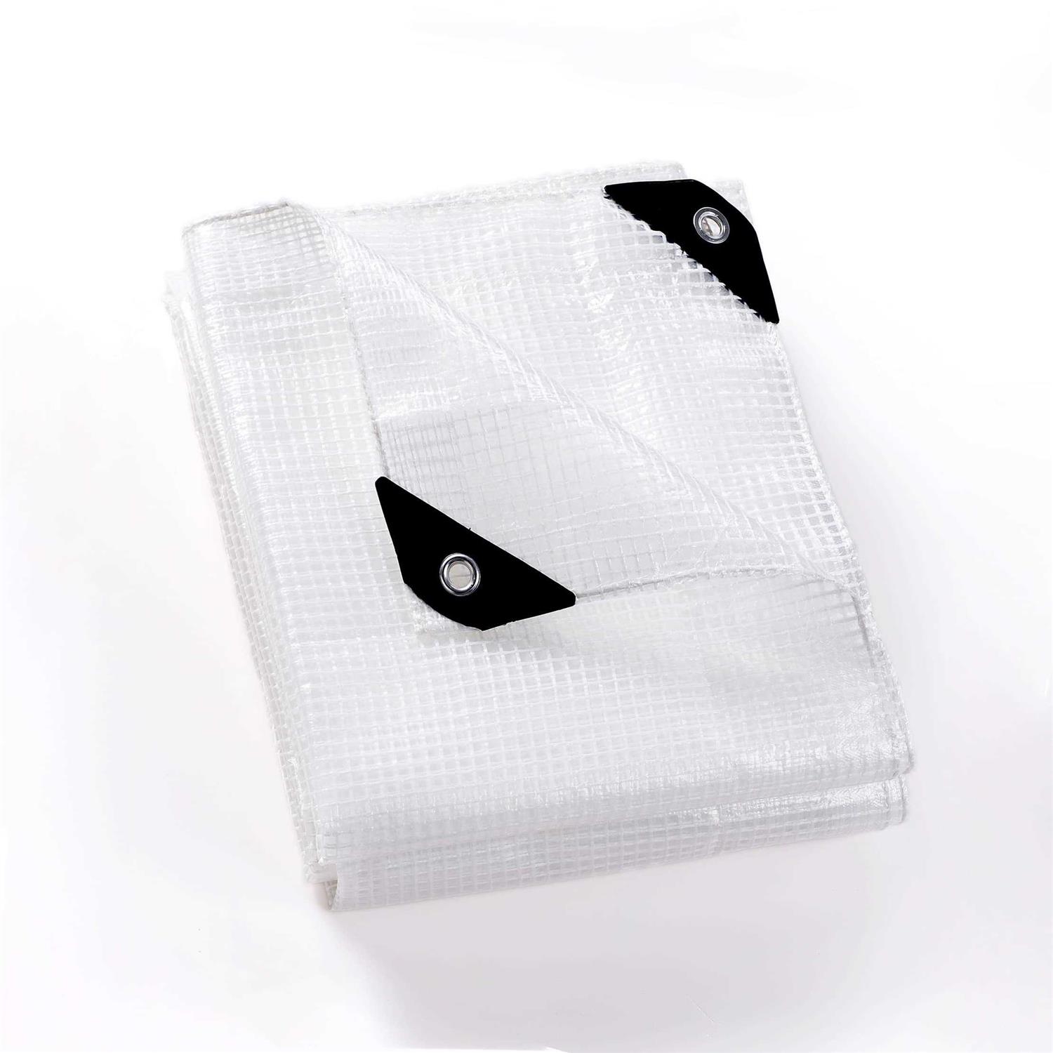 GUARD SHIELD Clear Green Tarp Heavy Duty Waterproof for Greenhouse Outdoor Garden Poly Cover UV Resistant 3×3 Weave 1 - Cheap Fitting