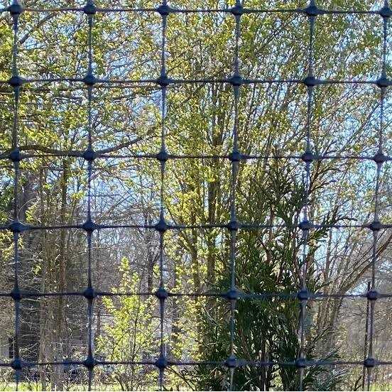 Critterfence 700 GRB Matte Black Graduated Reinforced Bottom Welded Wire Fence - Cheap Fitting