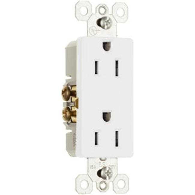 Legrand radiant 15 Amp 125-Volt Decorator Duplex Outlet, White (10-Pack) - Cheap Fitting