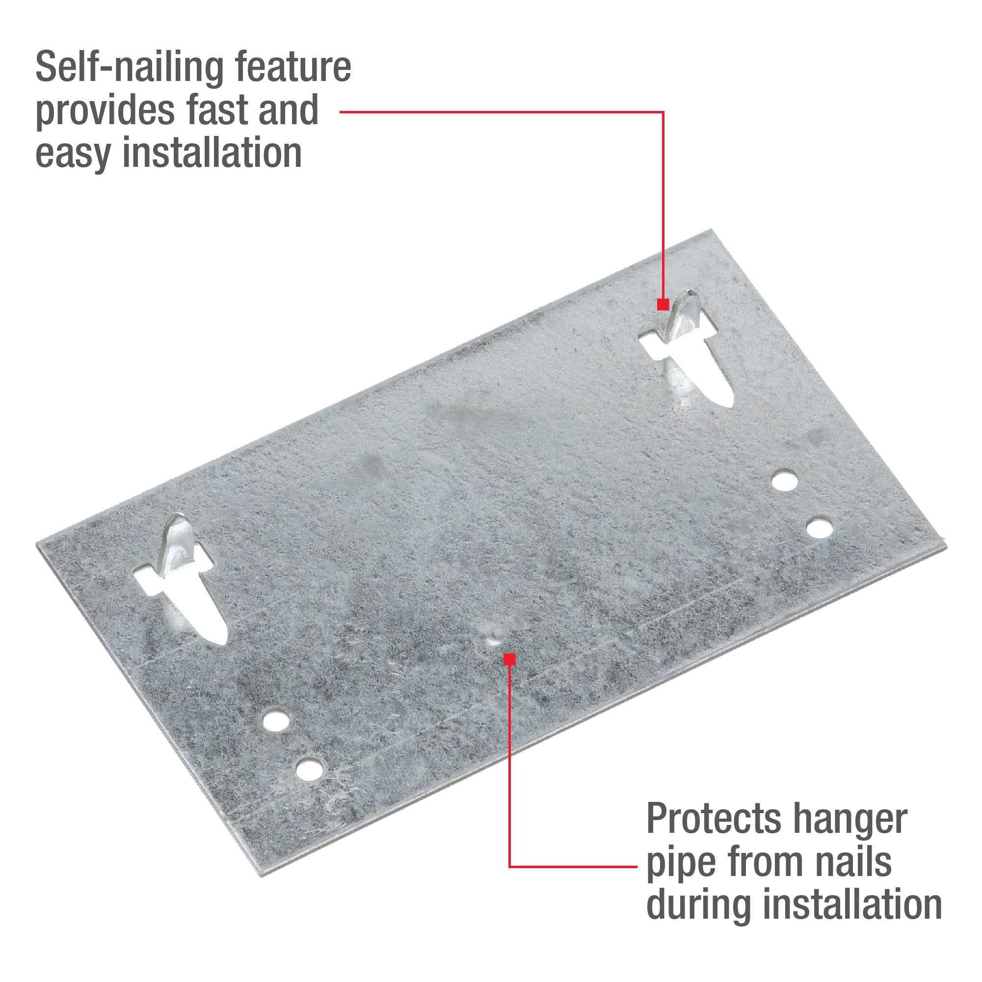 Oatey Self Nailing Stud Guard 16 Gauge - Cheap Fitting