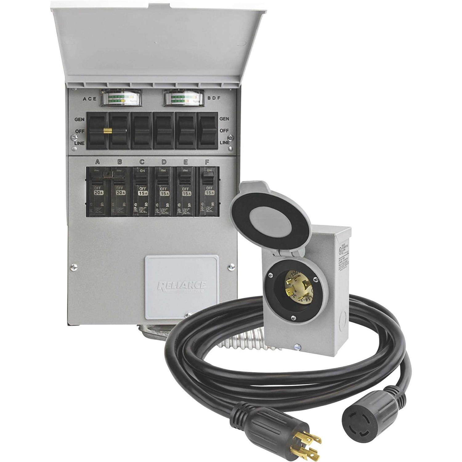 Reliance Controls 306CRK 6-Circuit Transfer Switch Kit - Cheap Fitting