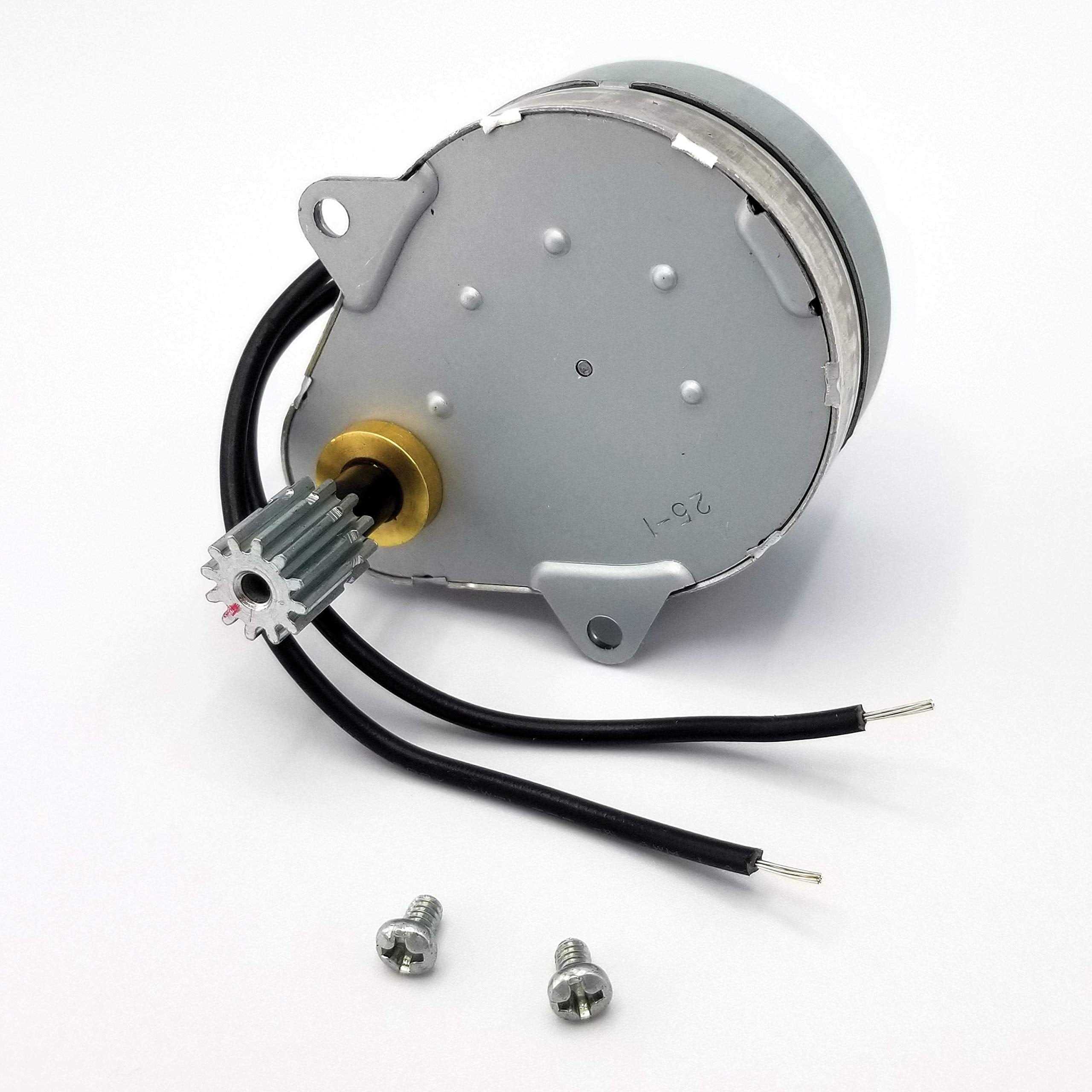 Fleck Style 5600 Timer Motor Replacement 120VAC 60Hz 3w with Mounting Screws - Cheap Fitting