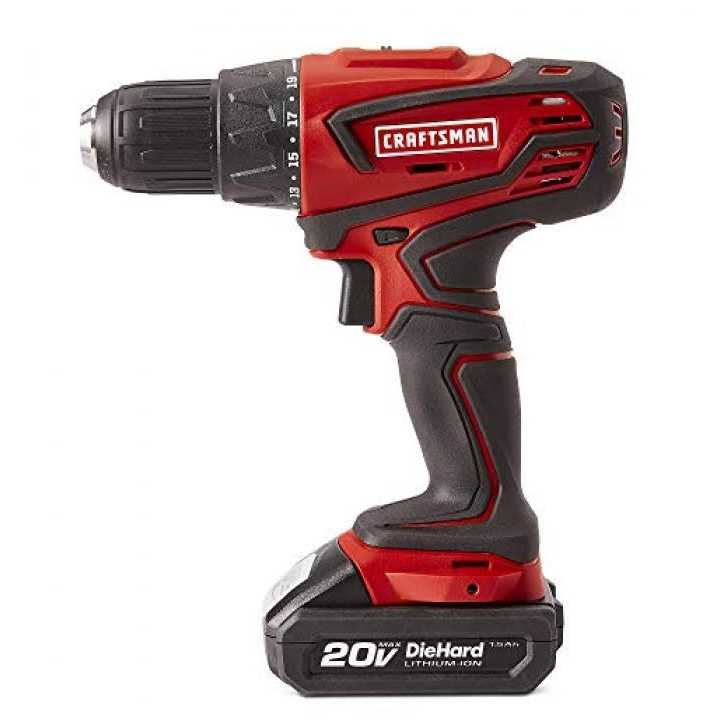Craftsman V20 2-Tool 20-Volt Max Lithium Ion (Li-Ion) Cordless Combo Kit Cmck200c2-10Lw - Cheap Fitting