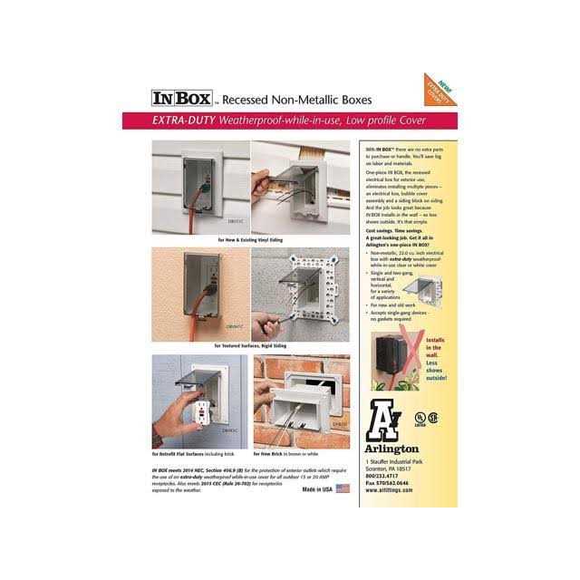 iMBAPrice DBVC-1 Extra Duty Replacement in-Use Cover for Arlington DBVR1C/DBVS1C/DBVM1C/60VC 1-Gang in Box Electrical - Cheap Fitting