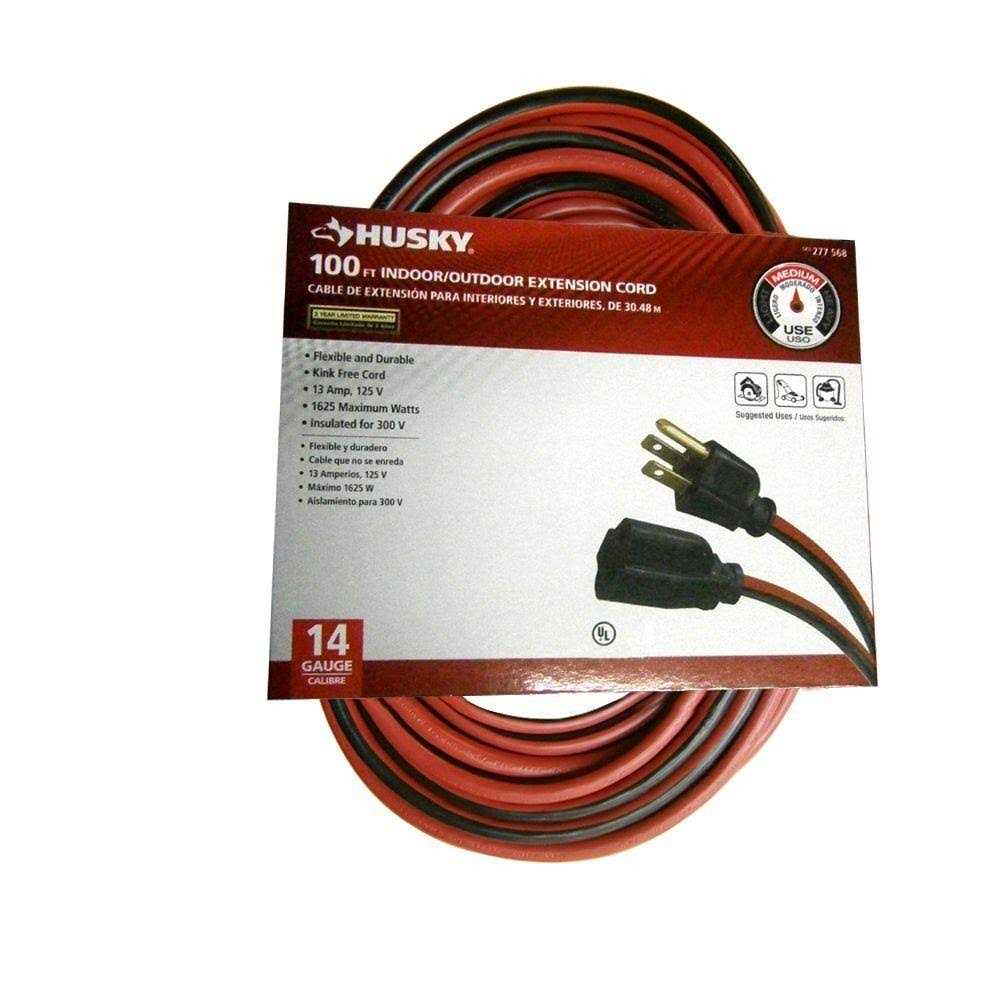 Husky Medium Duty Indoor/Outdoor Extension Cord - Cheap Fitting