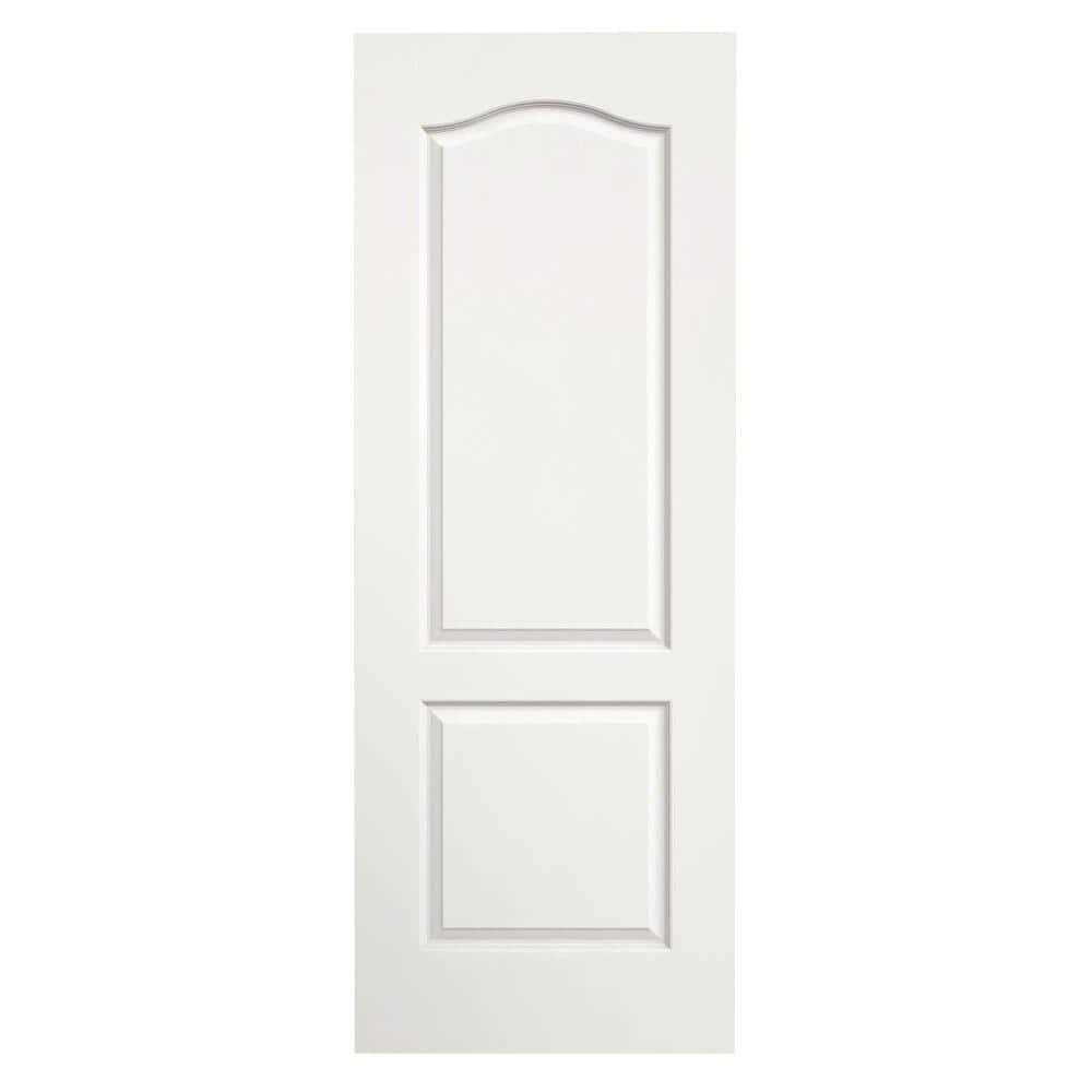 JELD-WEN 80 in. Princeton Primed Smooth Solid Core Molded Composite MDF Interior Door Slab - Cheap Fitting