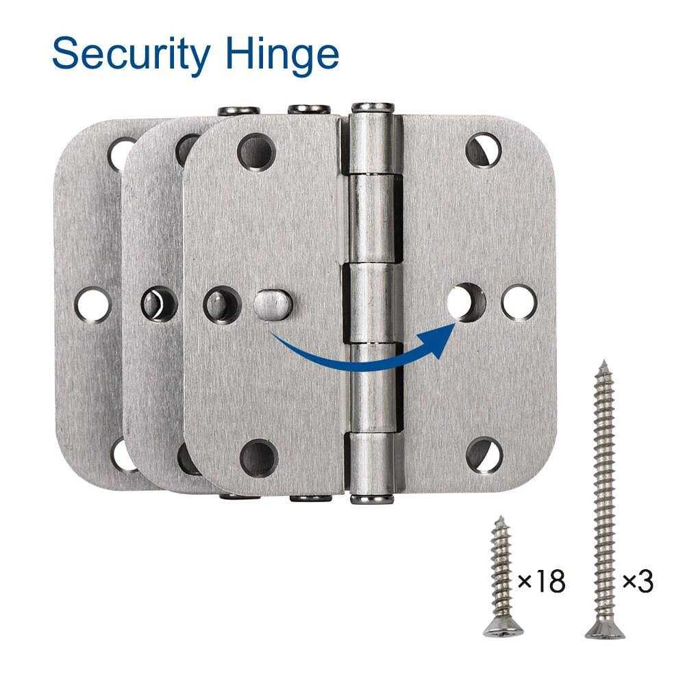 ReliaBilt Security Door Hinge Satin Nickel 06-2645 - Cheap Fitting