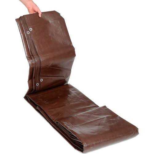 Global Industrial Super Heavy Duty 8 oz. Tarp Brown - Cheap Fitting