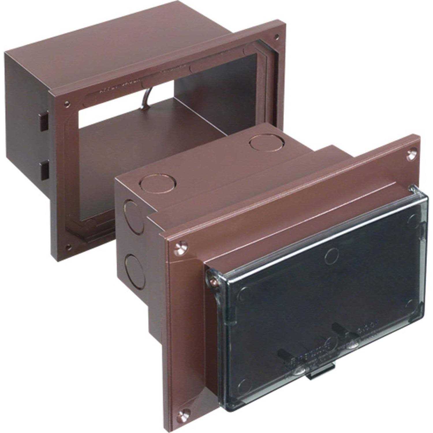 Arlington DHB1BRC-1 Low profile In Box Electrical Box with Adapter Sleeve for New Brick Construction - Cheap Fitting