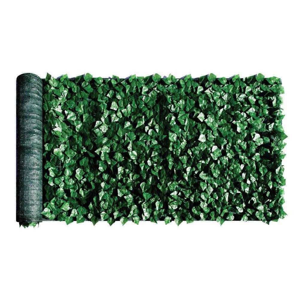ColourTree Faux Ivy Leaf Vines Indoor/Outdoor Privacy Fencing Roll - Cheap Fitting