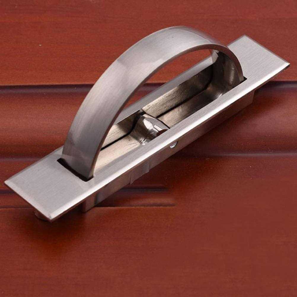 Daycount Pack of 2 Invisible Cabinet Drawer Handle Rotating Zinc Alloy Hidden Grip Pulls Handles Hardware for Cabinet - Cheap Fitting