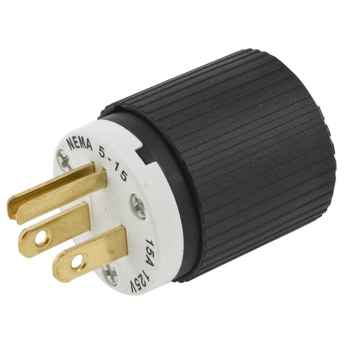 Hubbell 515P Straight Blade Plug - Cheap Fitting