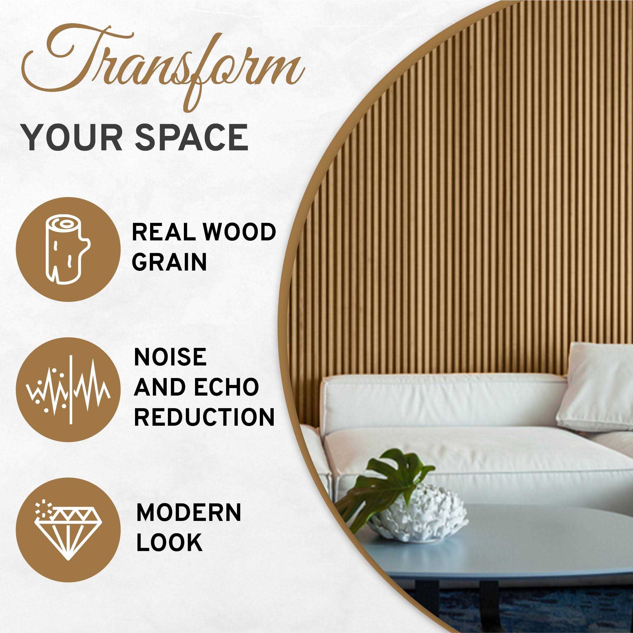 Dogberry Collections Acoustic Wood Wall Panels - Cheap Fitting