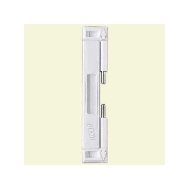 Home Fashion Technologies White Double Bolt Sliding Door Lock - Cheap Fitting