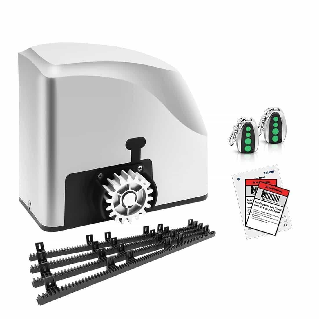 TOPENS RK500T Automatic Sliding Gate Opener Rack Drive Electric Gate Motor for Heavy Driveway Slide Gates Up to 1300 Pounds - Cheap Fitting