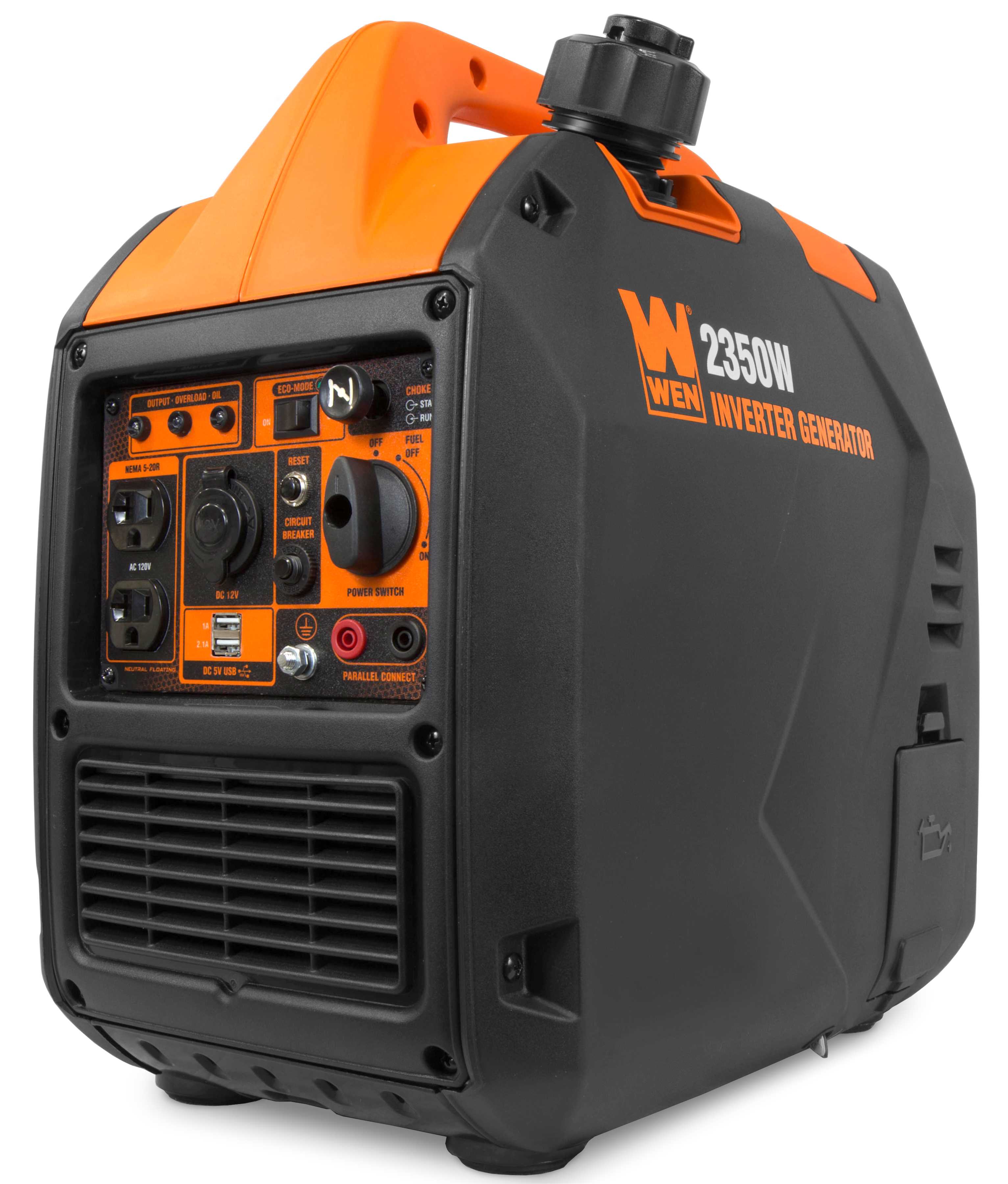 WEN 56235i Super Quiet 2350-Watt Portable Inverter Generator with Fuel Shut Off, CARB Compliant, Ultra Lightweight, Black - Cheap Fitting