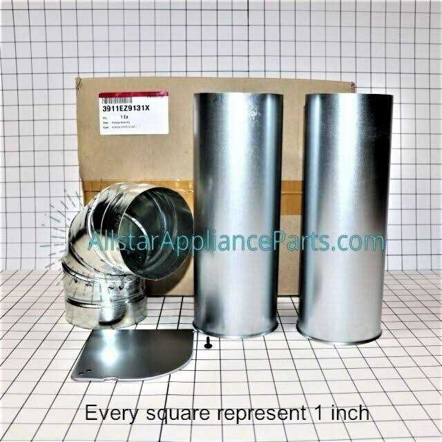 LG Dryer Side Vent 3911EZ9131X - Cheap Fitting