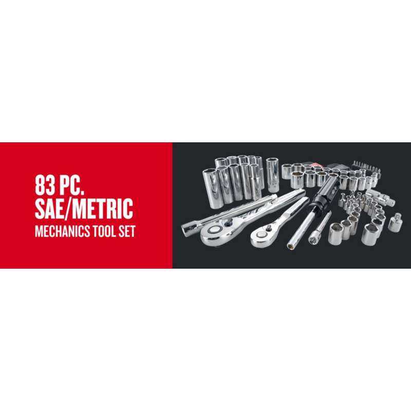 Craftsman Mechanical Tool Set 83 Piece - Cheap Fitting