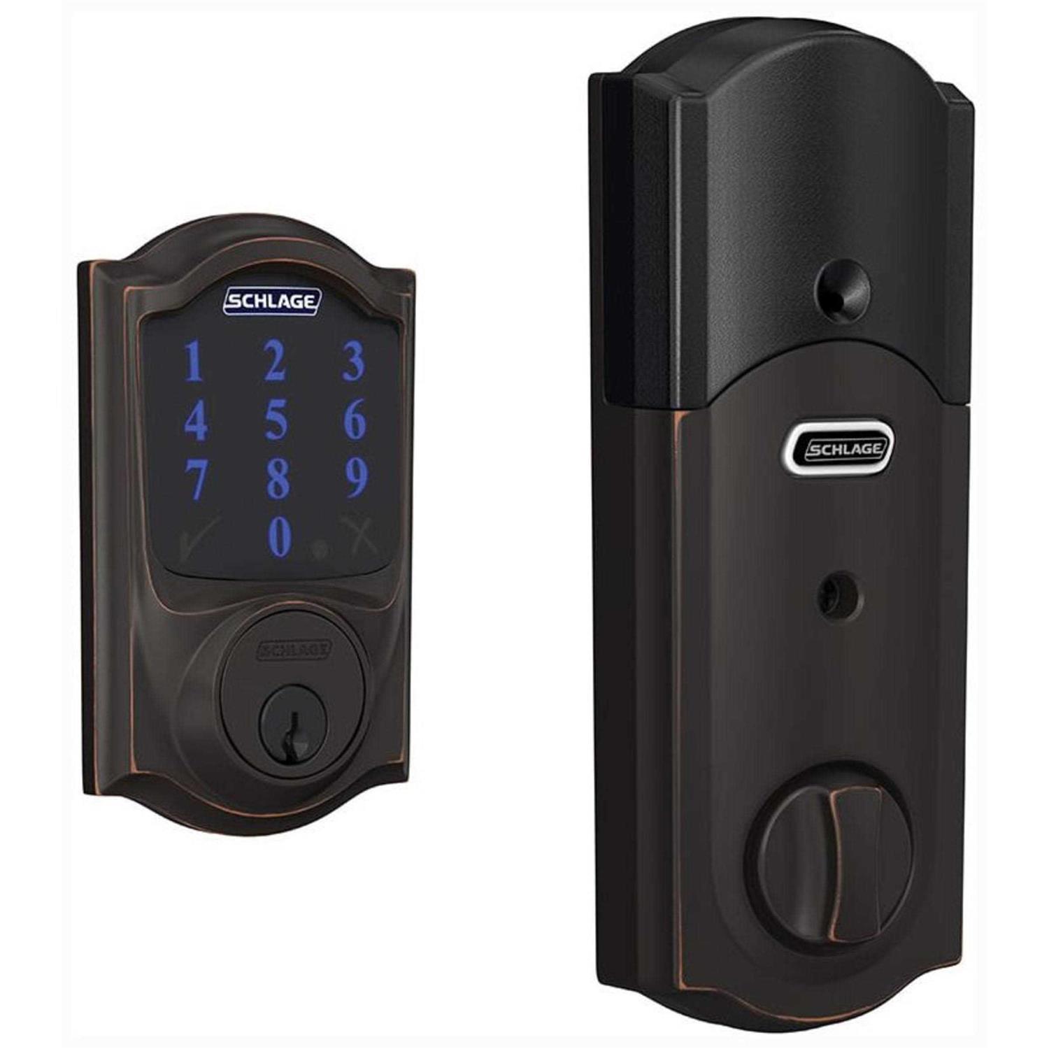 Schlage BE469NX-CAM Connect Camelot Touchscreen Electronic Deadbolt - Cheap Fitting