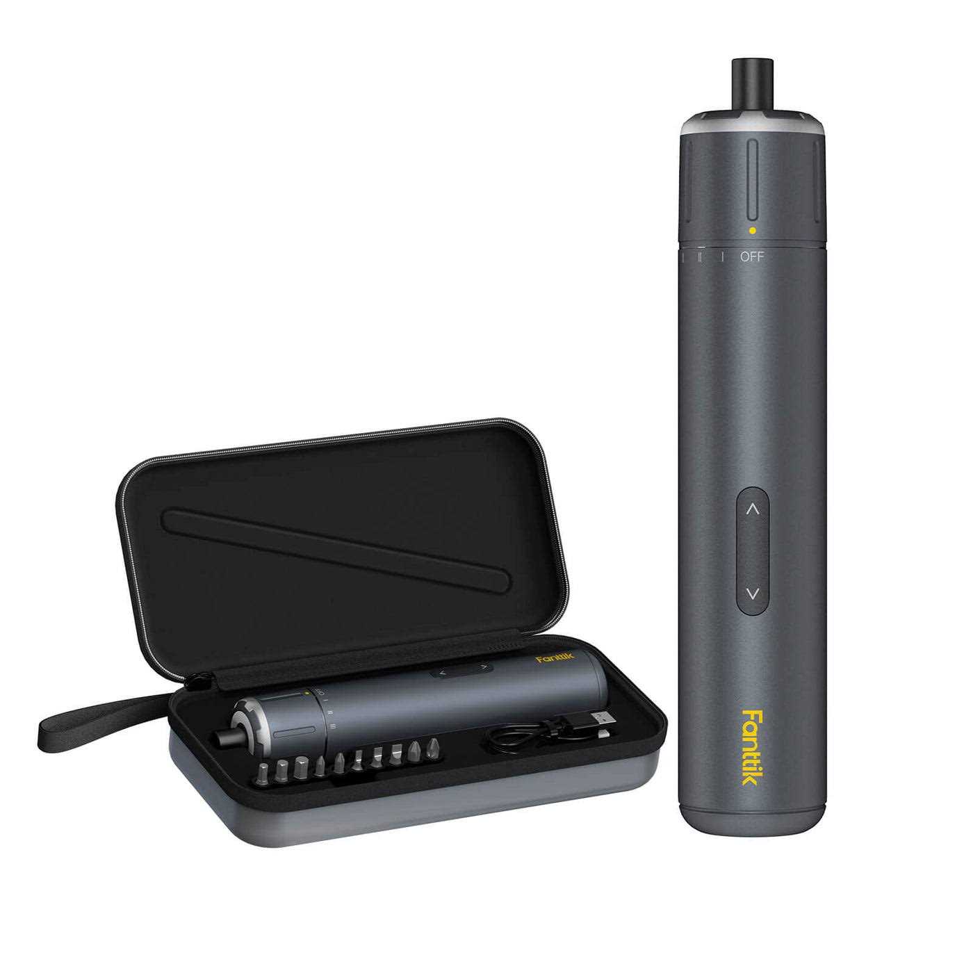Fanttik 1/4-in Cordless Electric Screwdriver with 10 in 1 Magnetic S2 Bits - Cheap Fitting