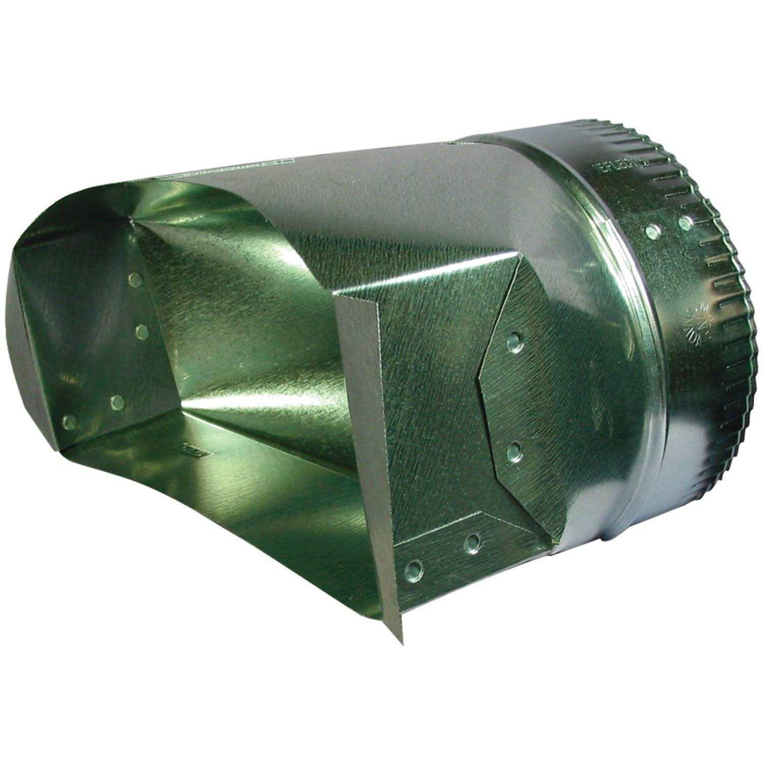 Deflecto DGT36 Galvanized Round Transition - Cheap Fitting