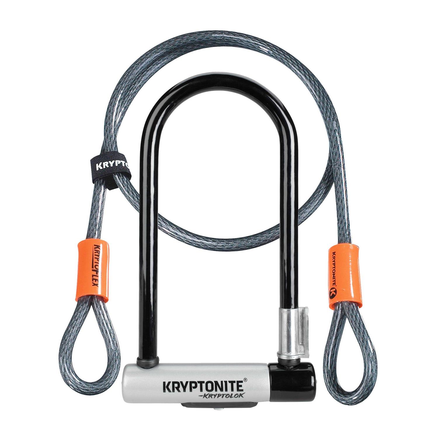 Kryptonite KryptoLok U-Lock with Flex Cable - Cheap Fitting
