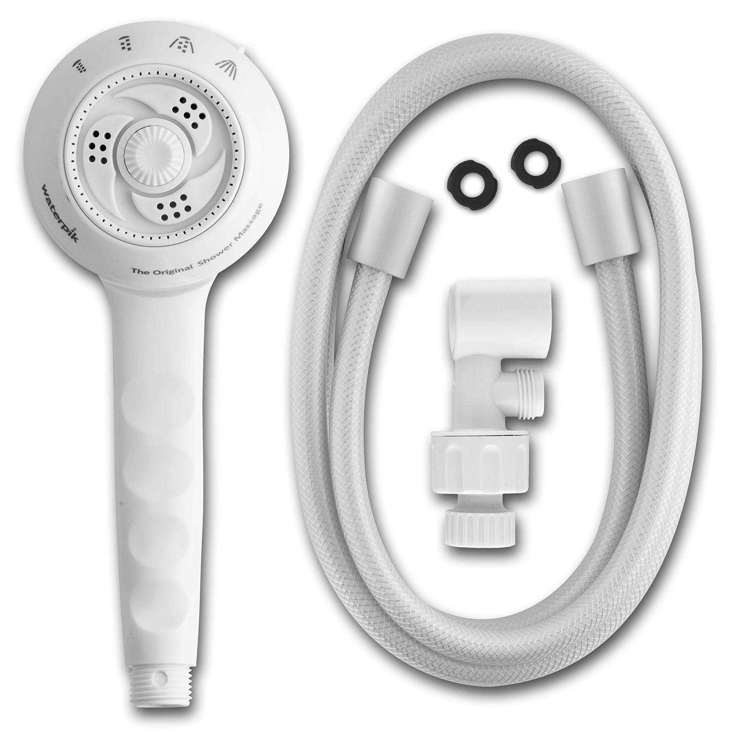 Waterpik Shower Massage Handheld 4-Mode Showerhead - Cheap Fitting