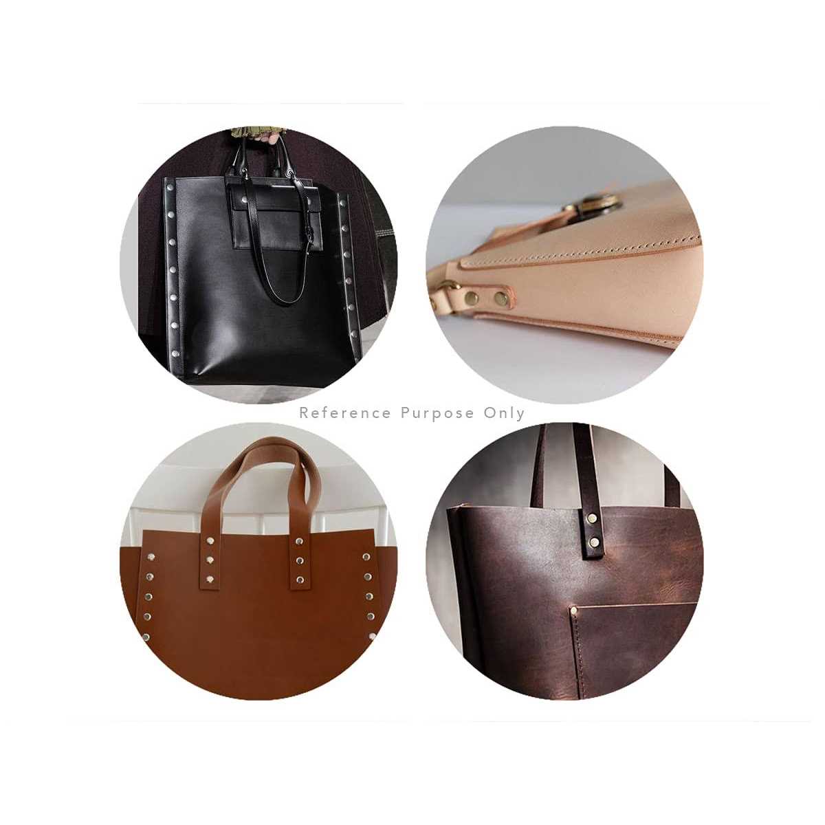 CRAFTMEMORE 9mm Cap x 8mm Post Leather Rivet Double Cap Rivets Tubular Metal Rapid Rivet Studs Leather Craft 50 Sets - Cheap Fitting