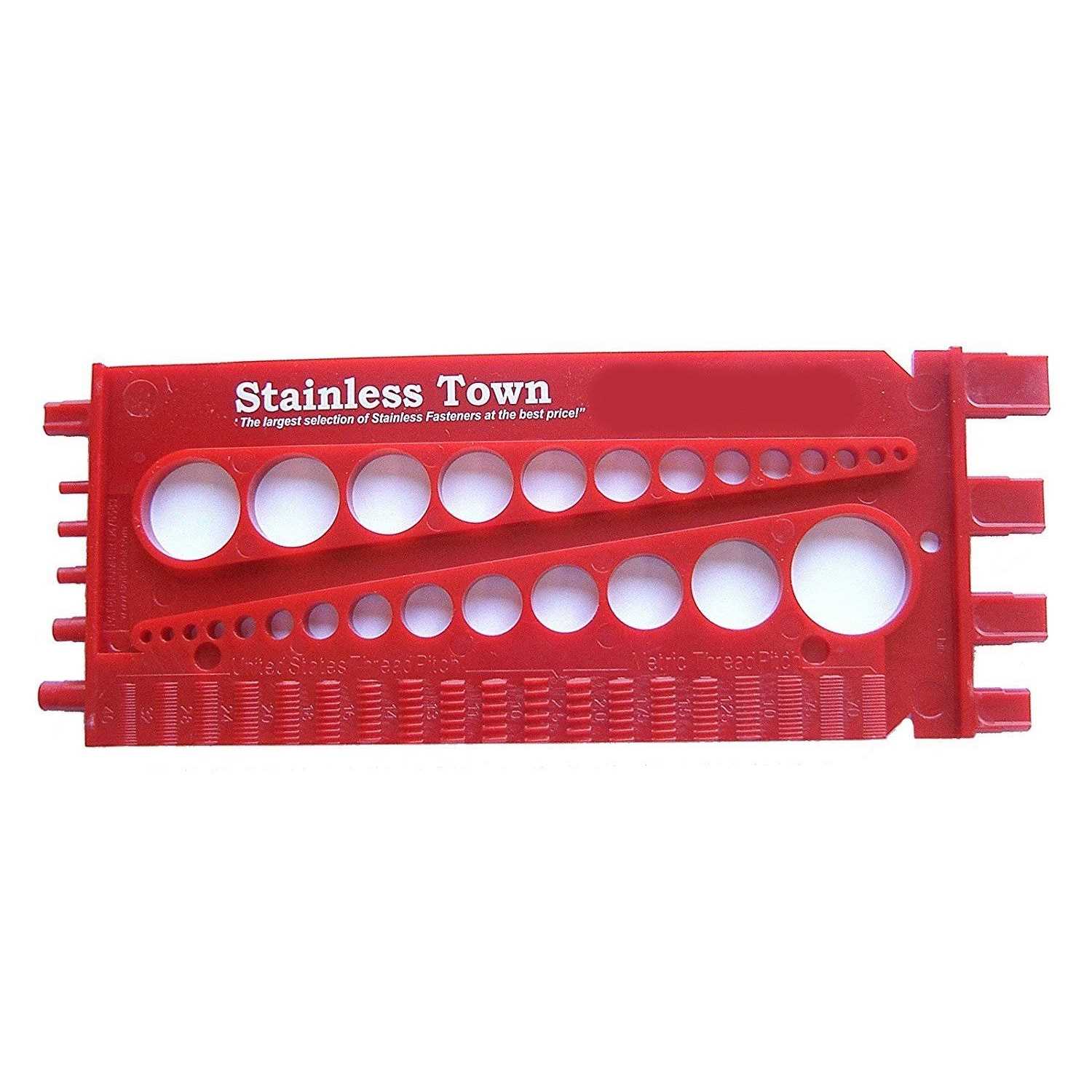 Stainlesstown Nut Bolt Thread Gauge	Stainlesstown Nut Bolt Thread Gauge - Cheap Fitting