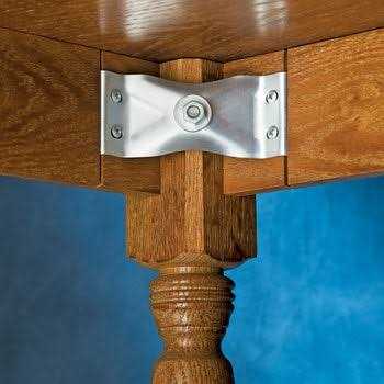 Rockler Surface Mount Corner Brackets for Table Aprons - Cheap Fitting