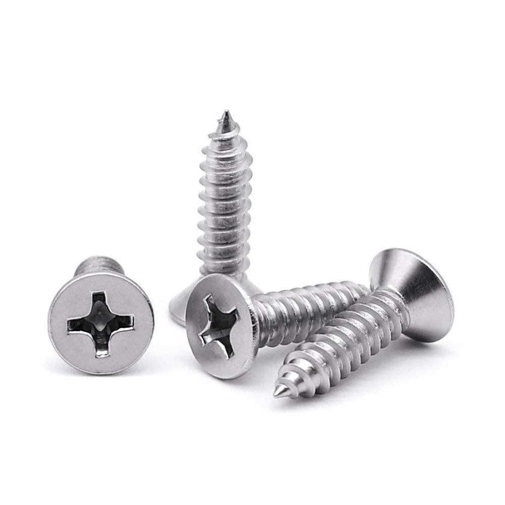 Stainless Steel Flat Head Sheet Metal Screws - Cheap Fitting