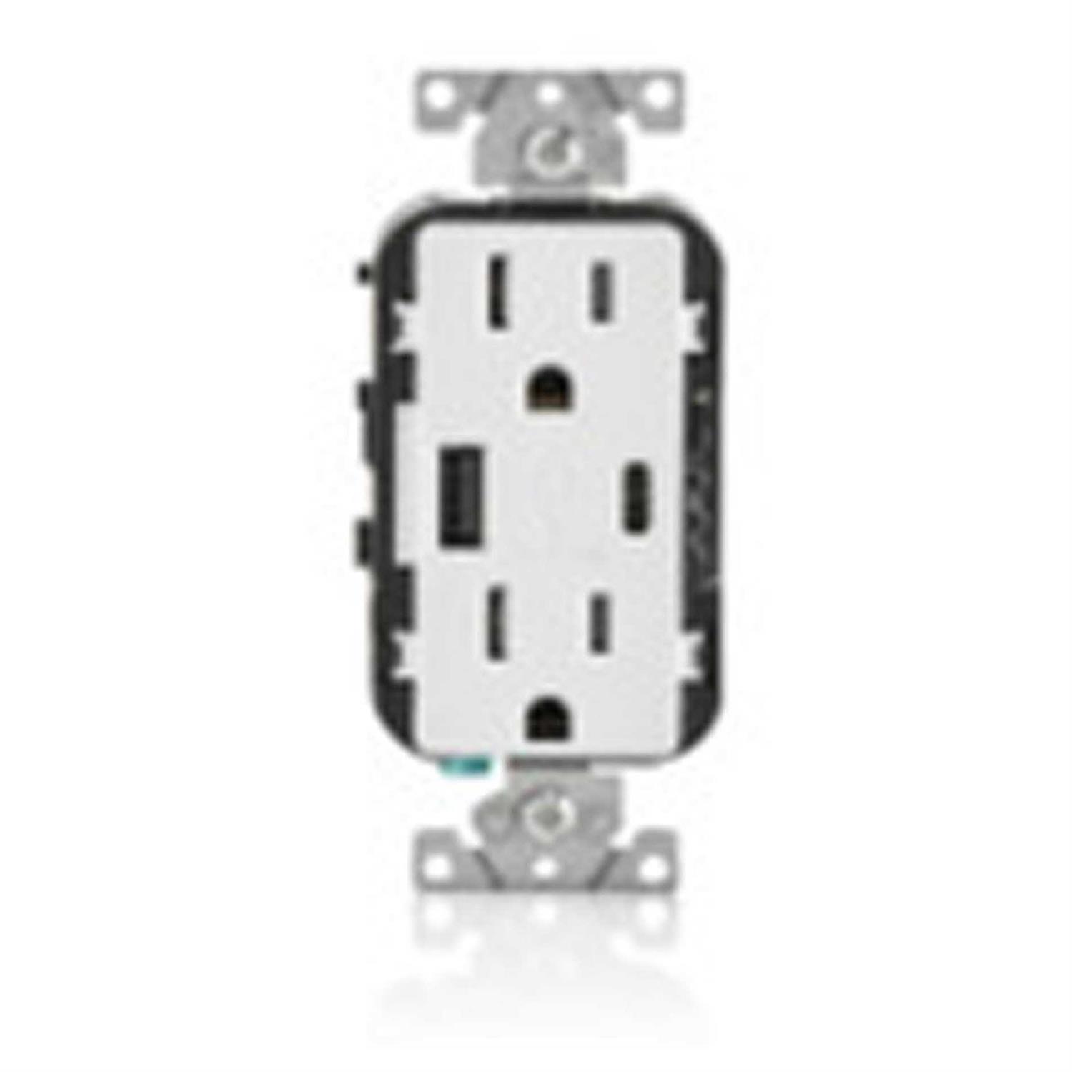 Leviton T5633-W USB Charger Receptacle - Cheap Fitting