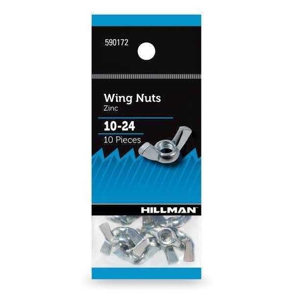 Hillman Tool Free Zinc Plated Wing Nuts - Cheap Fitting