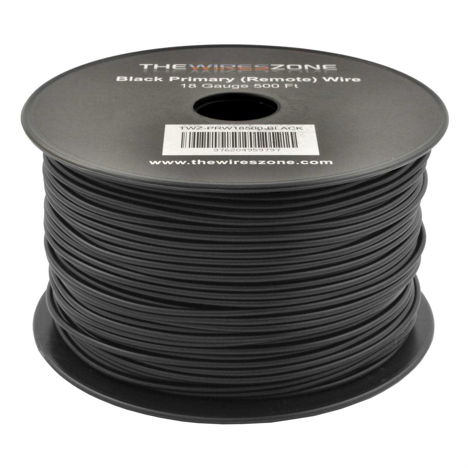 The Wires Zone 18 Gauge AWG 500′ ft Stranded Primary Remote Wire Cable - Cheap Fitting