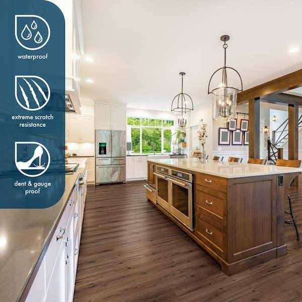 Lifeproof 7.6 in. W x 50.6 in. L Waterproof Hybrid Resilient Flooring - Cheap Fitting