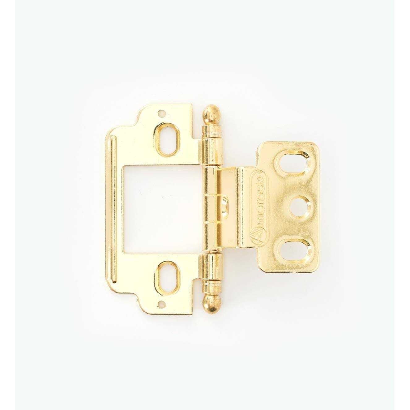 Amerock 3/4 Full Inset Partial Wrap Ball Tip Cabinet Hinge PK3180TBG10 - Cheap Fitting