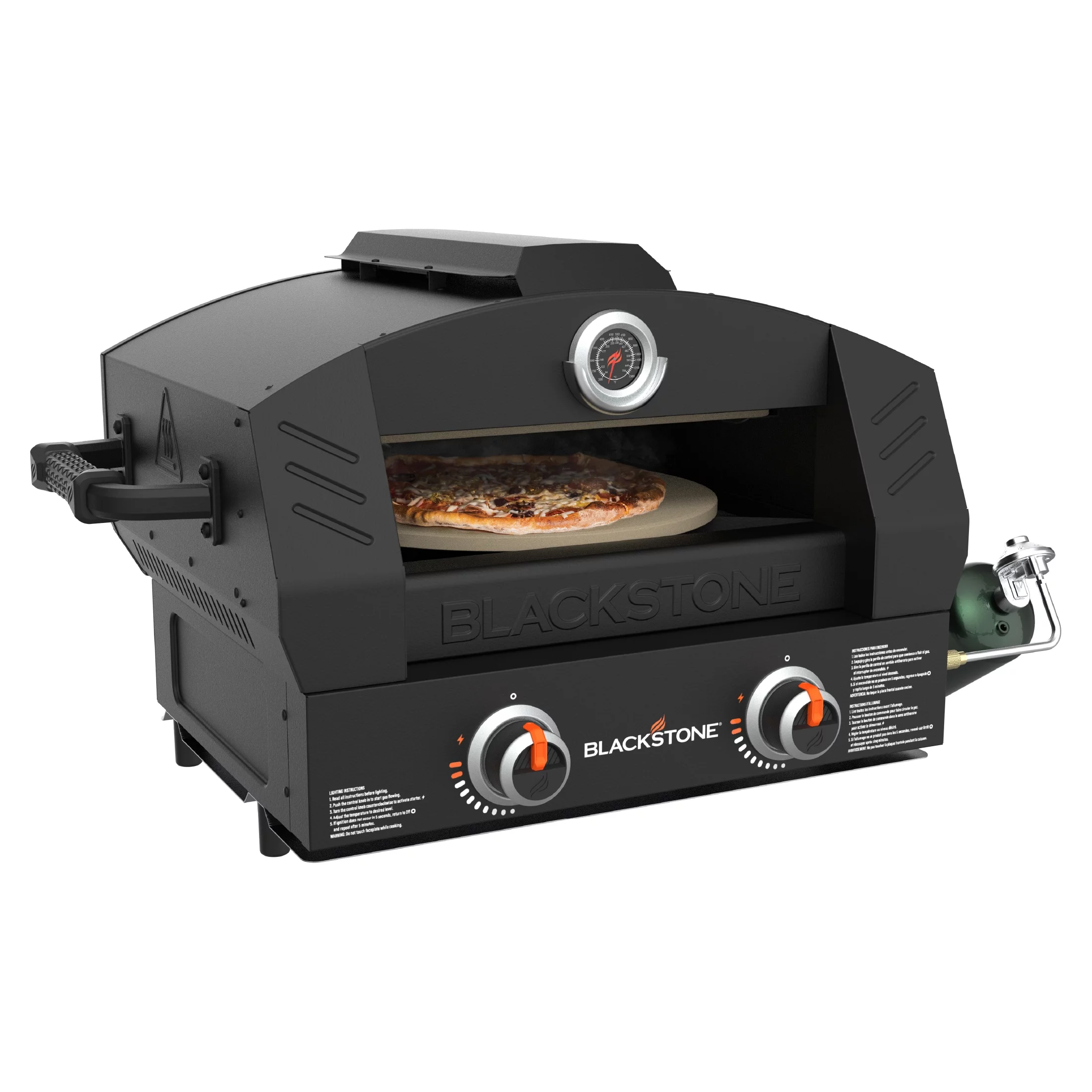 Blackstone Tabletop Propane Pizza Oven with Two 15